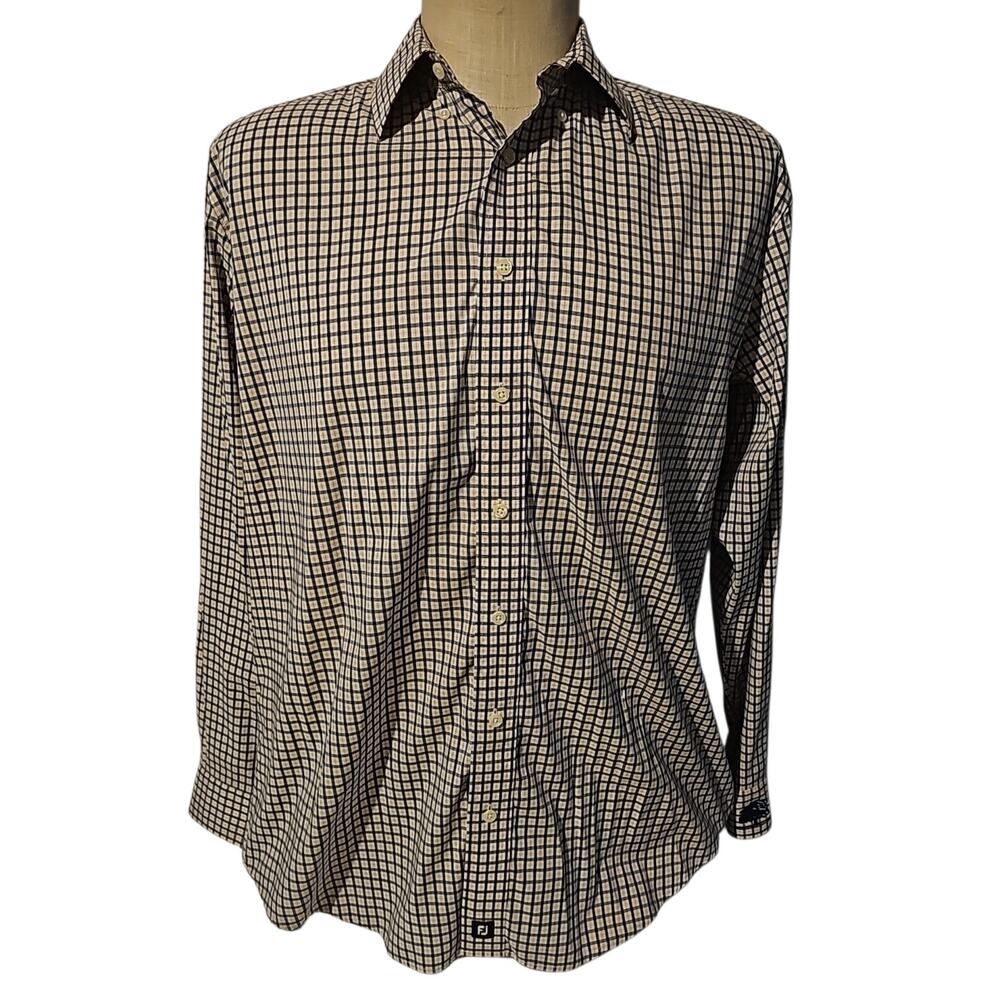 FootJoy Men’s Long Sleeve Button-Up Shirt Sz. Large